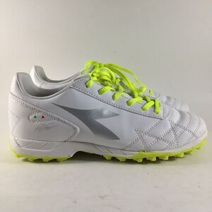 Diadora M Winner Roberto Baggio indoor soccer shoes white size mens 5.5 womens 7